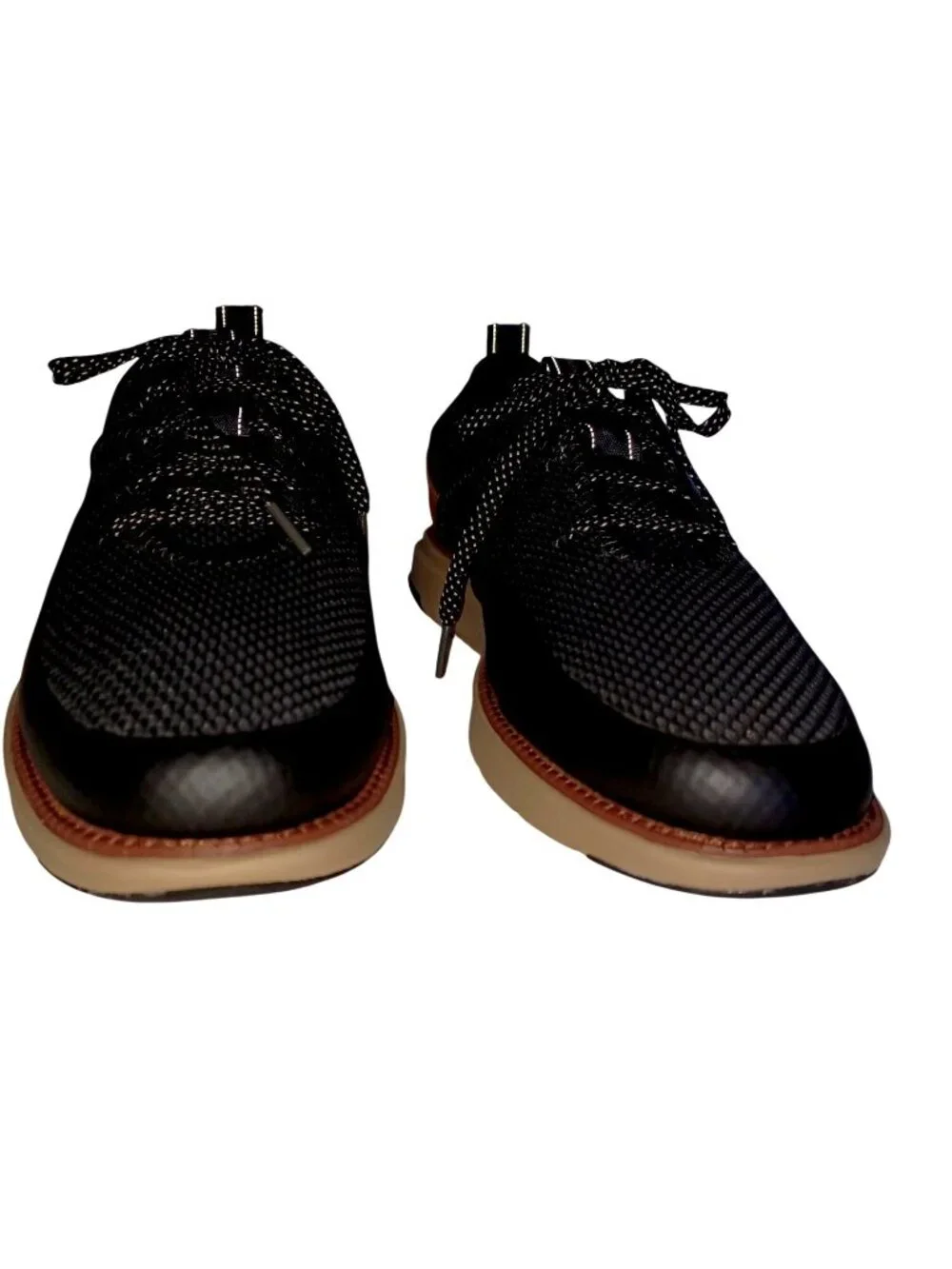 Cole Haan Grand Atlantic Casual Lightweight Sneakers Black Gray Tan Men SZ 11M
